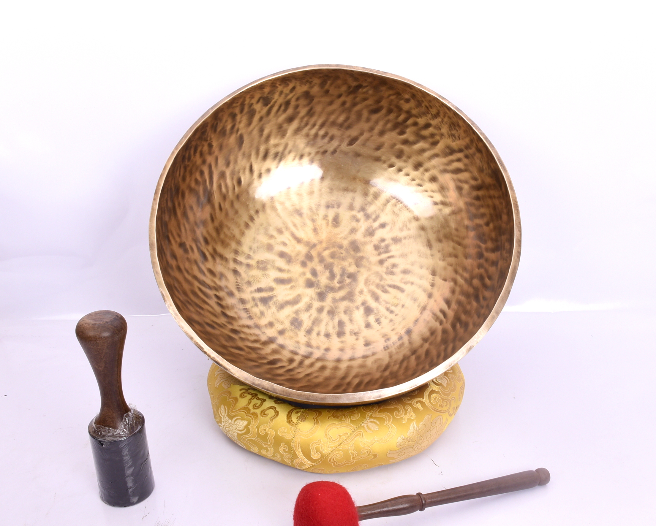 Tibetan Handmade Singing Bowl-Smooth Relaxing Tibetan Singing Bowl for Sound Healing Yoga Meditation Sound Therapy Seven Chakra Balancing Mindfuness Mi